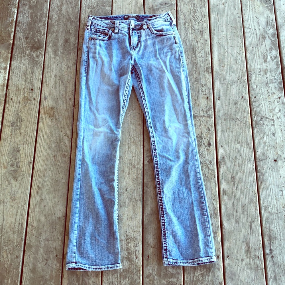Silver Suki Jeans
